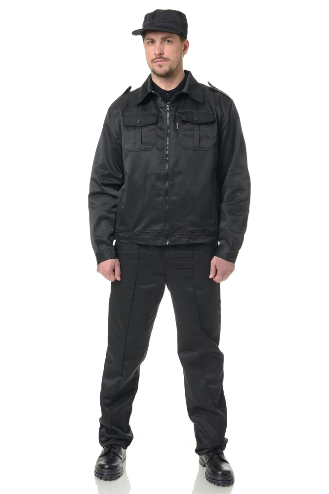 Костюм "Альфа": куртка, брюки (ТК. Смесовая) чёрный. Костюм охранника мужской Альфа черный. Костюм охранника Альфа Прабо. Костюм охранника ГБР Альфа черный.