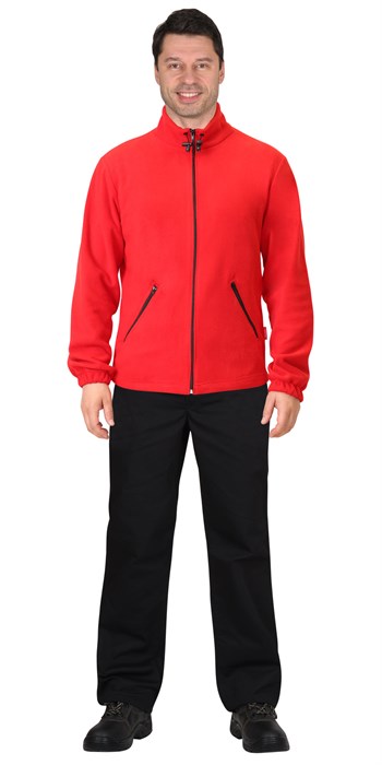 Куртка флисовая красная - фото 14355