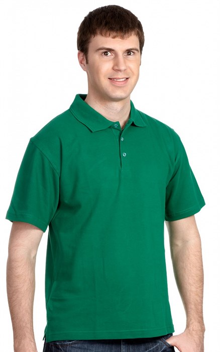 Рубашка-Поло NEW (тк.Трикотаж,205), зеленый - фото 18969