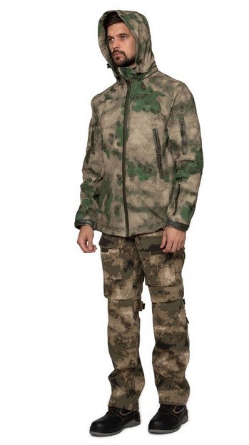 Куртка мужская демисезонная "Tactical" КМФ мох - фото 23373