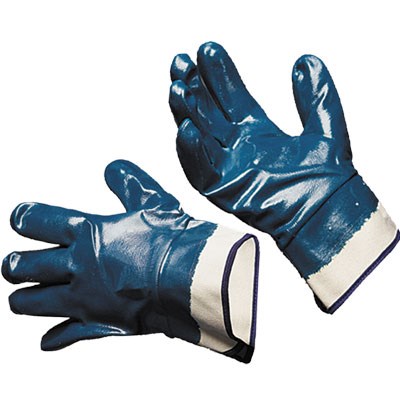 Перчатки нитрил (синие) полное покрытие Стандарт (крага) - фото 30111