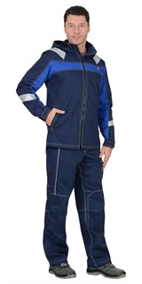 Куртка СИРИУС-СИДНЕЙ синяя с васильковым и СОП - фото 14801