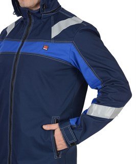 Куртка СИРИУС-СИДНЕЙ синяя с васильковым и СОП - фото 14806