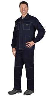 Костюм СИРИУС-ТРУД куртка, брюки 100% х/б, пл. 270 г/кв.м - фото 14918