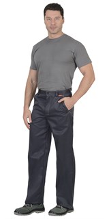 Костюм СИРИУС-ФАВОРИТ куртка, брюки т.серый со св.серым - фото 15005