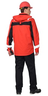 Куртка СИРИУС-СИДНЕЙ красная с черным и СОП - фото 15366
