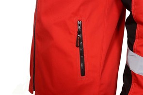 Куртка СИРИУС-СИДНЕЙ красная с черным и СОП - фото 15368