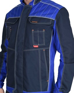 Куртка "СИРИУС-Престиж-Люкс"  синий с васильковым пл. 280 г/кв.м - фото 15851