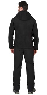 Куртка флисовая СИРИУС-ТЕХНО (флис дублированный) черная - фото 15940