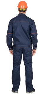 Костюм СИРИУС-ПРОФИ-2 куртка, брюки 100% х/б, пл. 210 г/кв.м - фото 16232