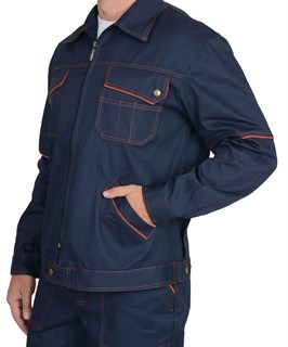 Костюм СИРИУС-ПРОФИ-2 куртка, брюки 100% х/б, пл. 210 г/кв.м - фото 16235