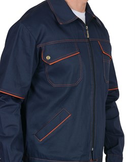 Костюм СИРИУС-ПРОФИ-2 куртка, брюки 100% х/б, пл. 210 г/кв.м - фото 16236