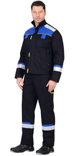 Костюм СИРИУС-БОСТОН куртка, полукомбинезон, 100% х/б, пл. 320 г/кв.м - фото 16506