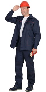 Костюм СИРИУС-ИМПУЛЬС куртка, брюки 100% х/б, пл. 210 г/кв.м - фото 16527