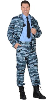 Костюм СИРИУС-ФРЕГАТ куртка, брюки (тк. Грета 210) КМФ Серый вихрь - фото 17211
