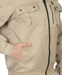 Костюм СИРИУС-ФРЕГАТ куртка, брюки (тк. Грета 210) песочный - фото 17258
