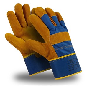 Перчатки Manipula Specialist® Сталкер (спилок/ткань+интерлок), SPL-71/MG-291 - фото 21635