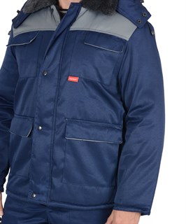 Куртка СИРИУС-ПРОФЕССИОНАЛ синяя с серым - фото 22362