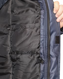 Куртка СИРИУС-БРИГАДИР темно-синяя с васильковым и СОП - фото 22964