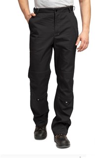 Брюки мужские "Люкс" чёрные модернизированного покроя с усиленными карманами - фото 23915