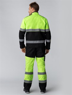 Костюм дорожник Сигнал-1 (тк.Балтекс,210) брюки, лимонный/черный - фото 24523