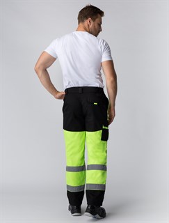 Костюм дорожник Сигнал-1 (тк.Балтекс,210) брюки, лимонный/черный - фото 24525