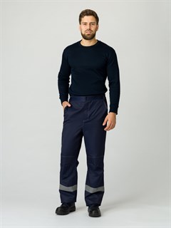 Костюм Нембус-1 СОП (тк.Смесовая,220) брюки, т.синий/серый - фото 24647