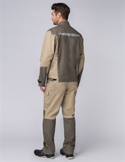 Куртка Челси (тк.Канвас,270), хаки/бежевый - фото 24750