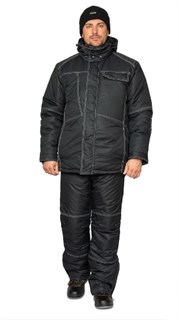 Куртка мужская утепленная "Викинг" чёрный - фото 27927