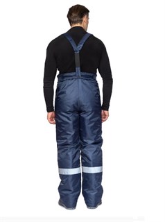 Костюм мужской утеплённый "Мастер 1" синий (куртка и брюки) - фото 32555