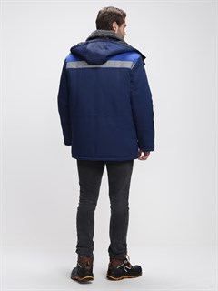 Куртка зимняя Бригада NEW (тк.Смесовая,210), т.синий/васильковый - фото 35479