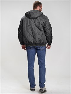 Куртка демисезонная Бомбер-Люкс (тк.Дюспо), серый - фото 35724