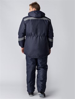 Куртка зимняя Прогресс (Оксфорд), темно-синий - фото 35741