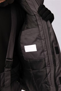 Костюм зимний Ховард (Балтекс, 210) брюки, темно-серый/лимон - фото 36075