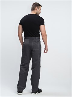Костюм Фаворит-1 (тк.Смесовая,210) брюки, т.серый/серый (Фврт 315/1) - фото 36539