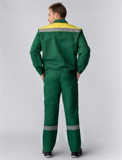 Костюм Легион-1 СОП (тк.Смесовая,210) брюки, зеленый/желтый - фото 36727