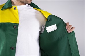 Костюм Стандарт (тк.Смесовая,210) брюки, зеленый/желтый - фото 36742