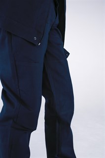 Костюм Союз (тк.Саржа,230) брюки, т.синий/оранжевый - фото 36872