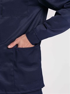 Костюм Стандарт (тк.Смесовая,210) брюки СТ, т.синий/васильковый - фото 37159