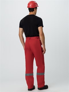 Костюм Легион-1 СОП (тк.Смесовая,210) брюки, красный/черный - фото 37217