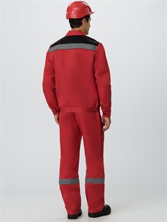Костюм Легион-1 СОП (тк.Смесовая,210) брюки, красный/черный - фото 37219