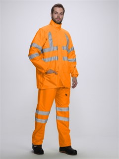 Костюм влагозащитный сигнальный Турист СОП (Нейлон/ПВХ,170), оранжевый - фото 37559