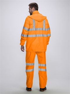 Костюм влагозащитный сигнальный Турист СОП (Нейлон/ПВХ,170), оранжевый - фото 37560