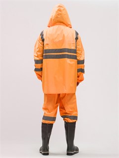 Костюм влагозащитный сигнальный Турист СОП (Нейлон/ПВХ,170), оранжевый - фото 37568