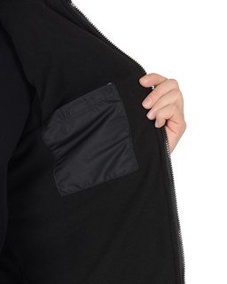 Куртка СИРИУС-ПРАГА-Люкс удлиненная с капюшоном, черный - фото 39063