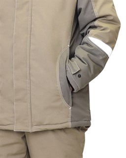 Костюм СИРИУС-ОЗОН куртка, брюки св.оливковый с т.оливковым - фото 39096
