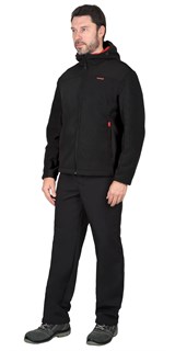 Куртка флисовая СИРИУС-ТЕХНО (флис дублированный) черная - фото 39143