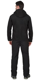 Куртка флисовая СИРИУС-ТЕХНО (флис дублированный) черная - фото 39144