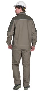 Куртка СИРИУС-ТОКИО т. песочный с хаки  100%х/б пл. 265 г/кв.м - фото 39459