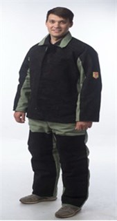Костюм брез. со спилком 2,3 зимний 480гр. хаки/черный 15742